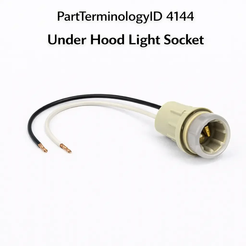 Under Hood Light Socket (PartTerminologyID 4144): Where Hood Switch Validation and Heat Exposure Pre-Check Prevent Socket Replacement