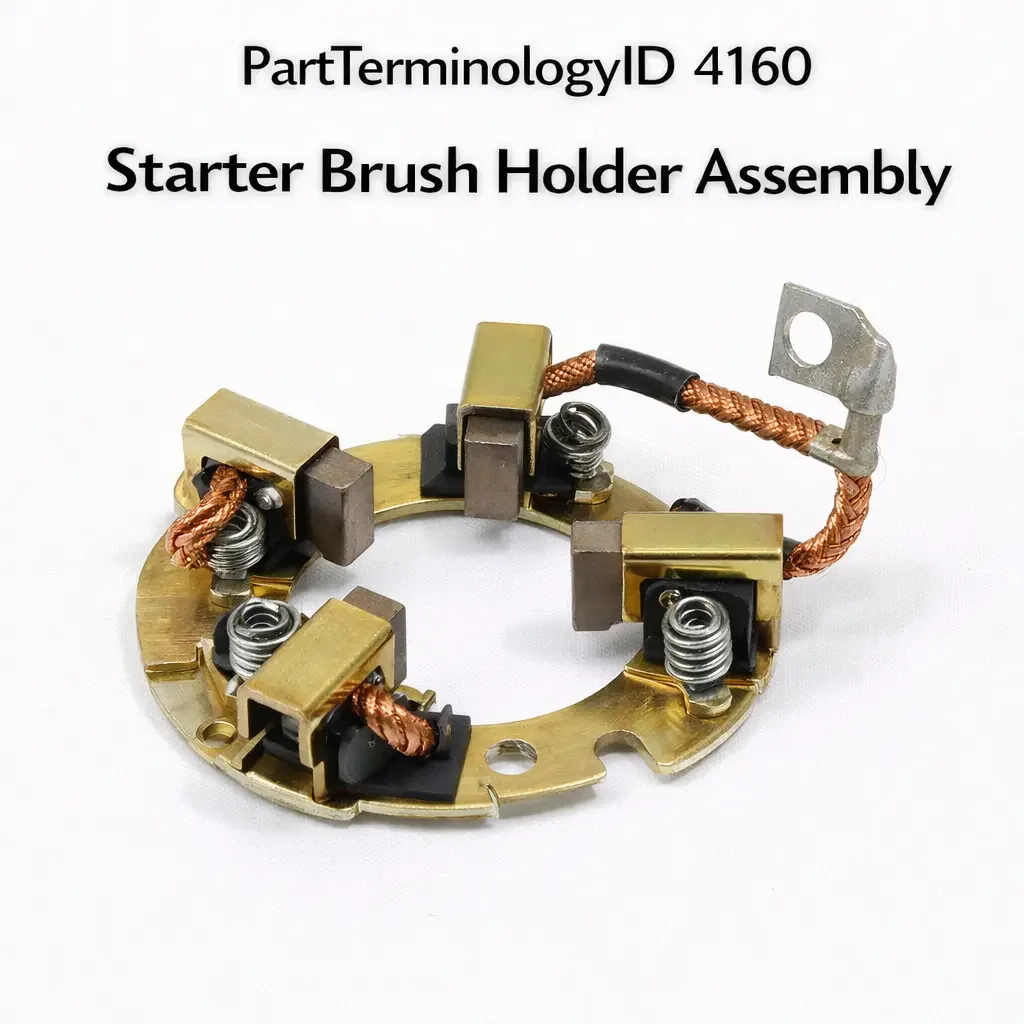 Starter Brush Holder Assembly (PartTerminologyID 4160): Where Insulation Testing and Commutator Condition Prevent Assembly Replacement