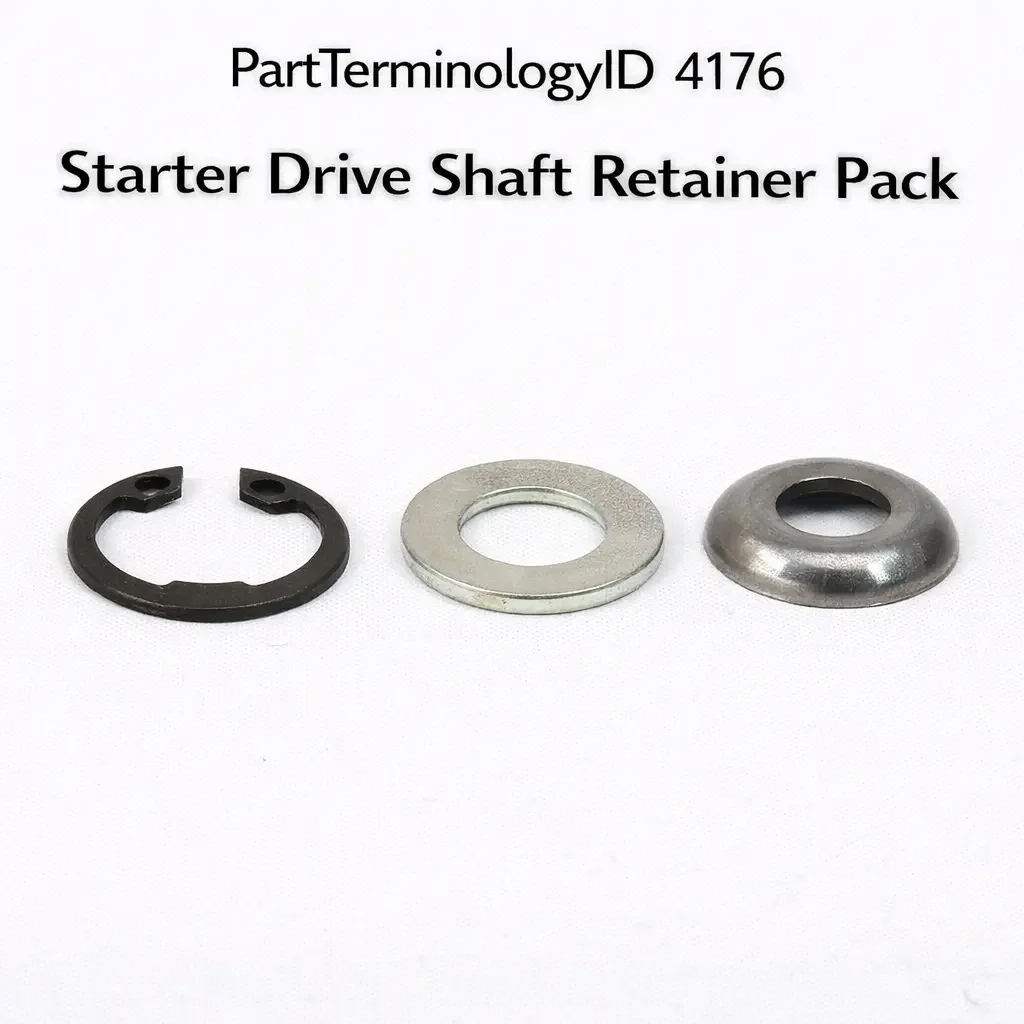 Starter Drive Shaft Retainer Pack (PartTerminologyID 4176): Where Retainer Selection and Installation Sequence Prevent Drive Disengagement