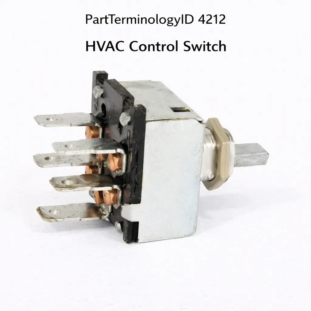 HVAC Control Switch (PartTerminologyID 4212): Where Control Module Architecture and Actuator Pre-Check Prevent Switch Replacement