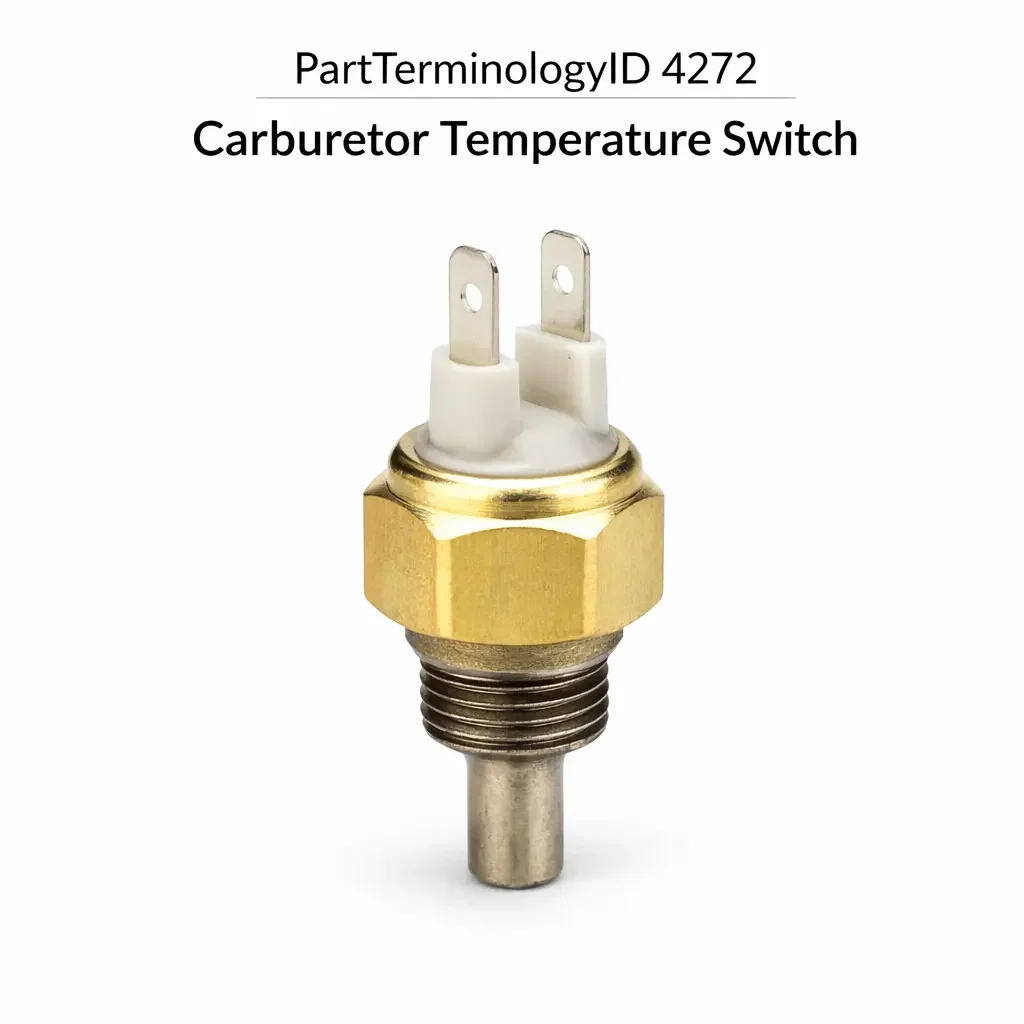 Carburetor Temperature Switch (PartTerminologyID 4272): Temperature Activation Threshold, Thread Specification, and Emissions Circuit Compatibility