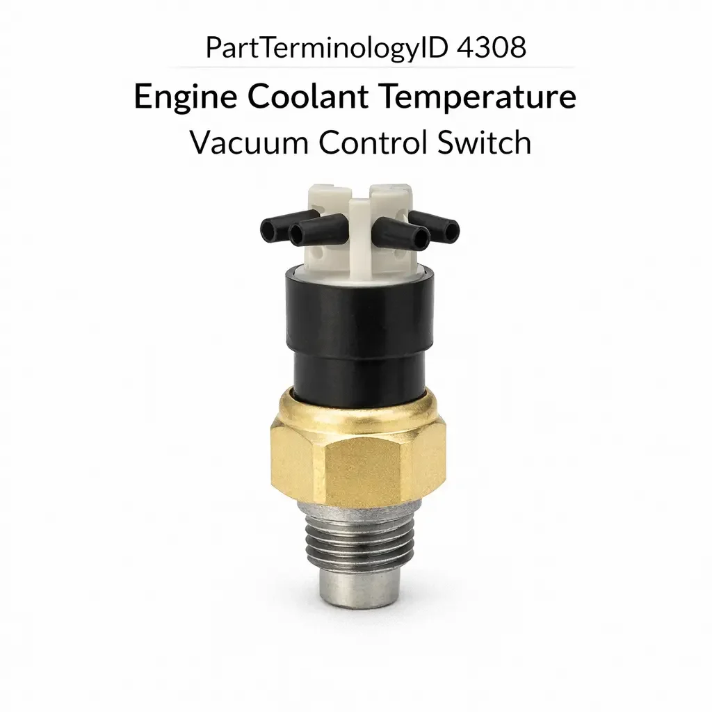Engine Coolant Temperature Vacuum Control Switch (PartTerminologyID 4308): Temperature Threshold Calibration, Vacuum Port Configuration, and Emissions Circuit Compatibility