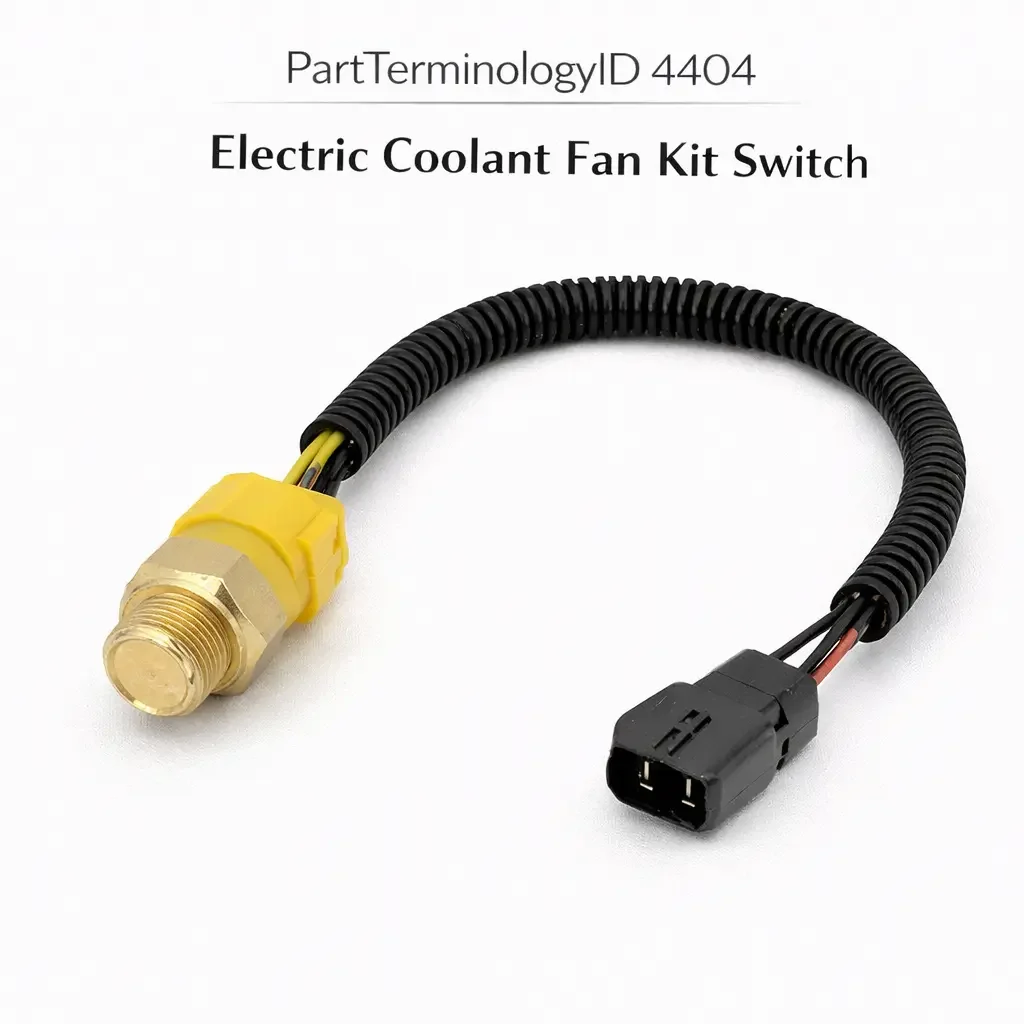 Electric Coolant Fan Kit Switch (PartTerminologyID 4404): Temperature Threshold Calibration, Kit Component Integration, and Fan Circuit Load Compatibility