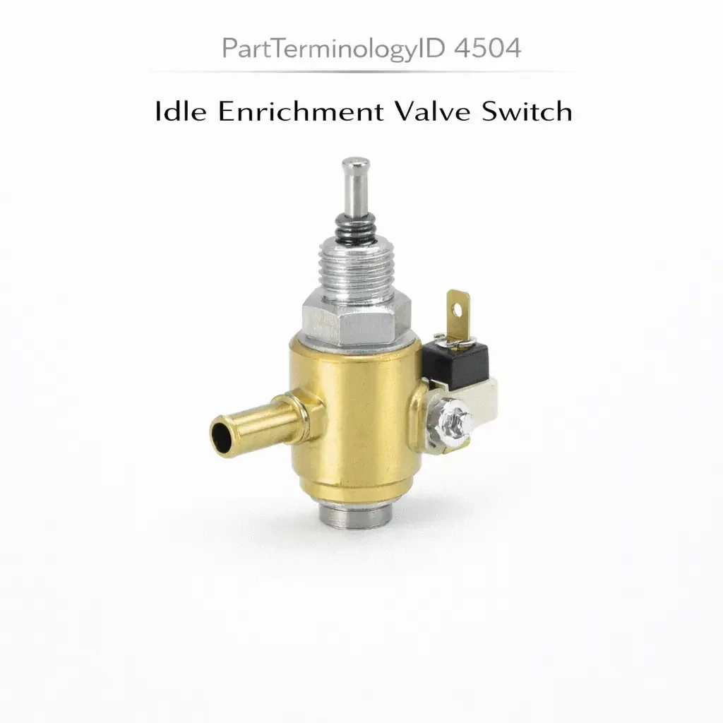 Idle Enrichment Valve Switch (PartTerminologyID 4504): Temperature Threshold Calibration, Valve Control Signal, and Cold Idle Enrichment Circuit Compatibility