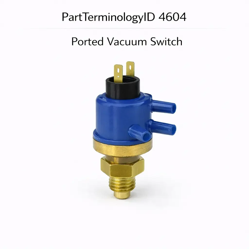 Ported Vacuum Switch (PartTerminologyID 4604): Vacuum Port Configuration, Temperature Activation Threshold, and Emissions System Compatibility