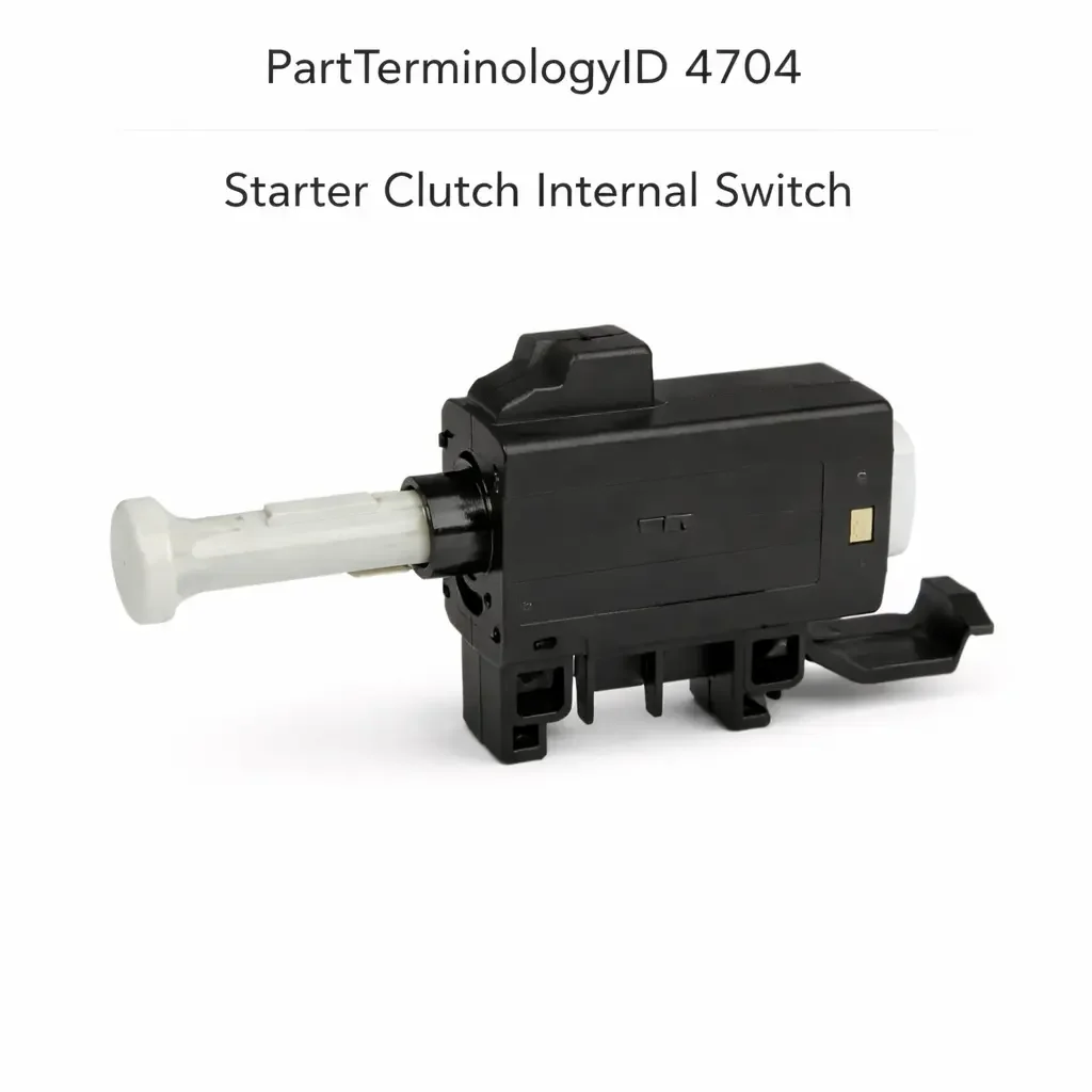 Starter Clutch Internal Switch (PartTerminologyID 4704): Contact Output Type, Engagement Threshold, and Starting Circuit Compatibility