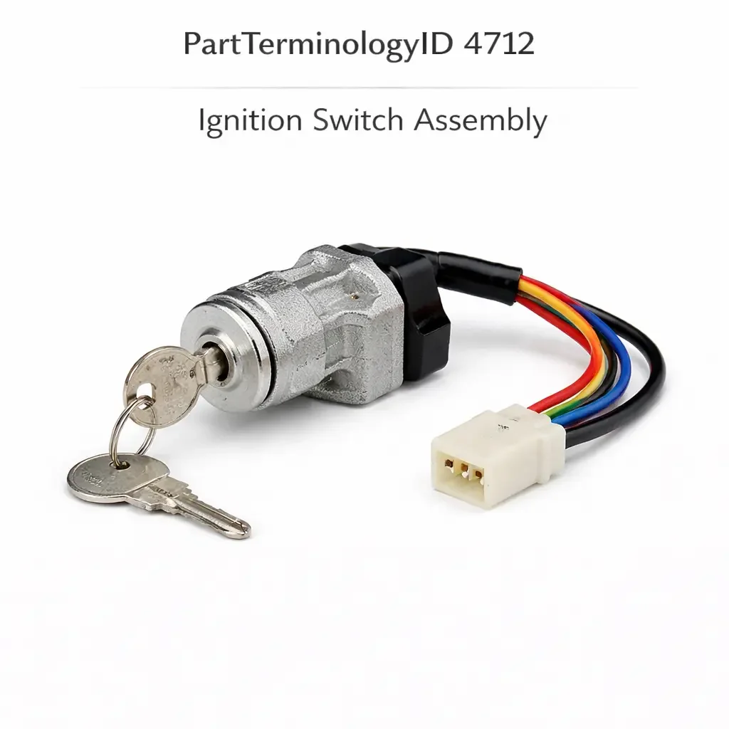 Ignition Switch Assembly (PartTerminologyID 4712): Contact Module Configuration, Transponder Integration, and Steering Column Lock Compatibility