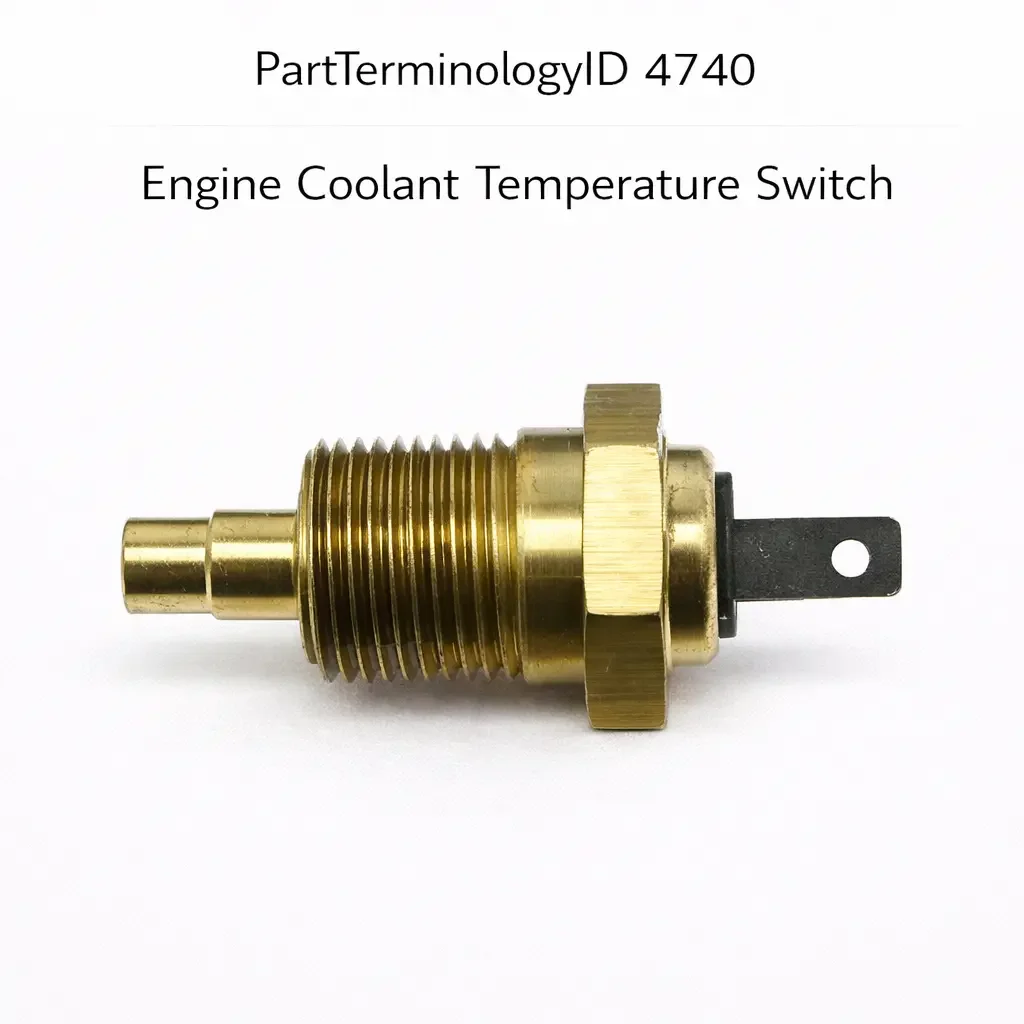 Engine Coolant Temperature Switch (PartTerminologyID 4740): Activation Threshold, Circuit Output Type, and Warning System Compatibility