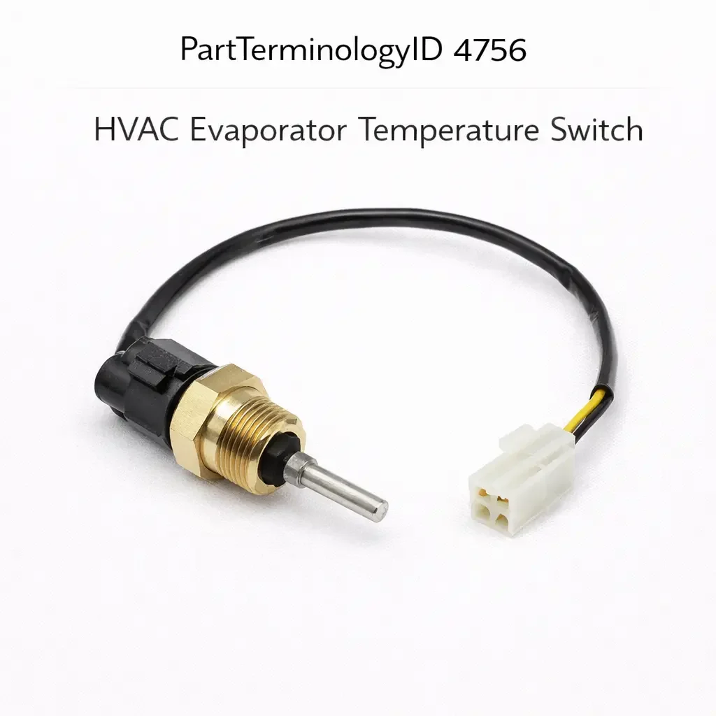 HVAC Evaporator Temperature Switch (PartTerminologyID 4756): Activation Threshold, Circuit Output Type, and Freeze Protection Calibration