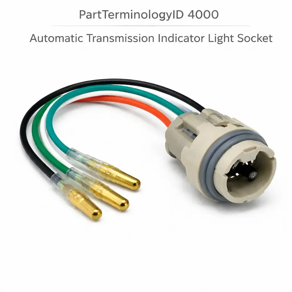 PartTerminologyID 4000 Automatic Transmission Indicator Light Socket