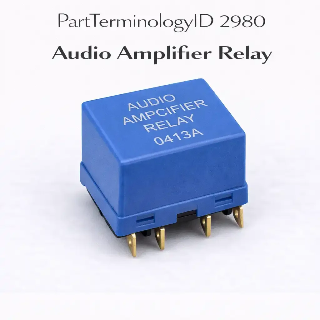 PartTerminologyID 2980 Audio Amplifier Relay