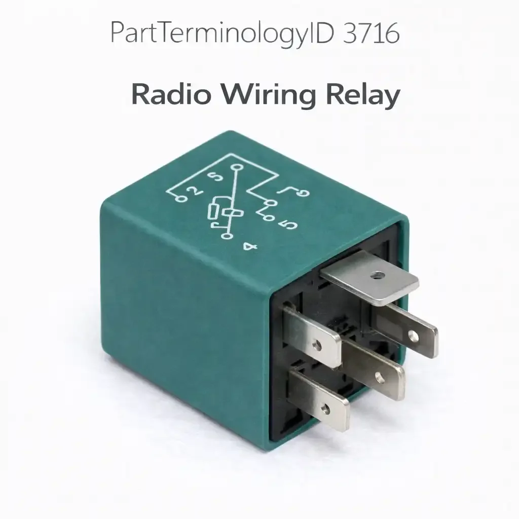 PartTerminologyID 3716 Radio Wiring Relay