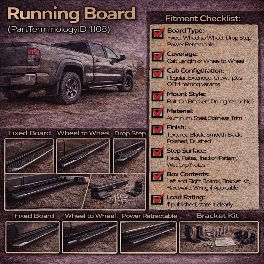 PartTerminologyID 1108 Running Board