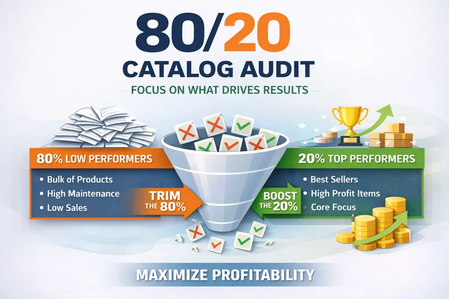 The 80 20 Catalog Audit