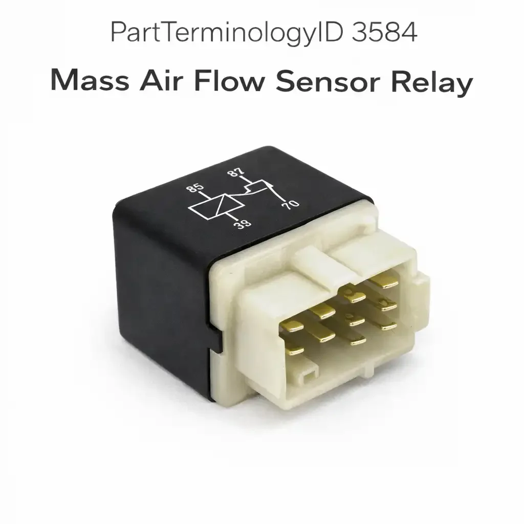 PartTerminologyID 3584 Mass Air Flow Sensor Relay