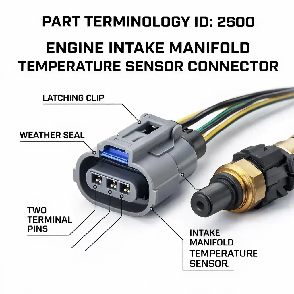 PartTerminologyID 2600 Engine Intake Manifold Temperature Sensor Connector