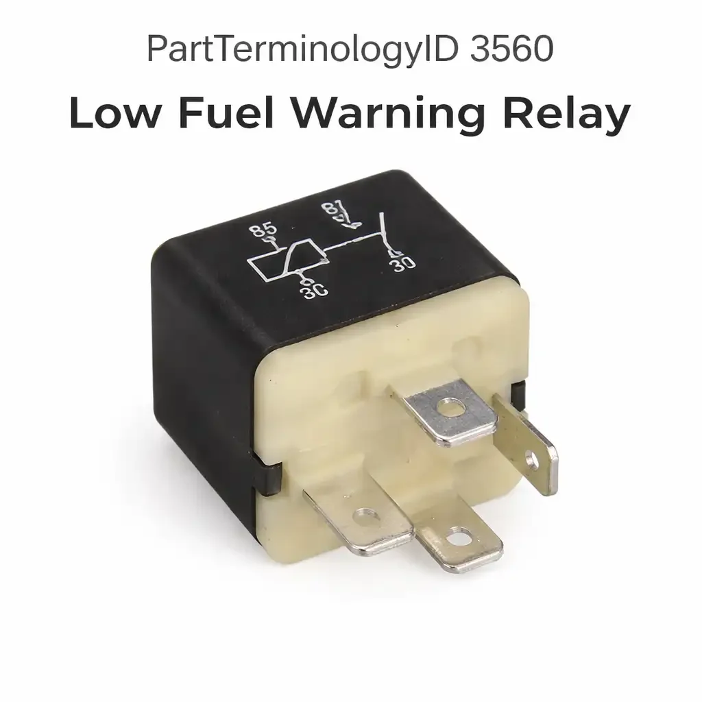 PartTerminologyID 3560 Low Fuel Warning Relay