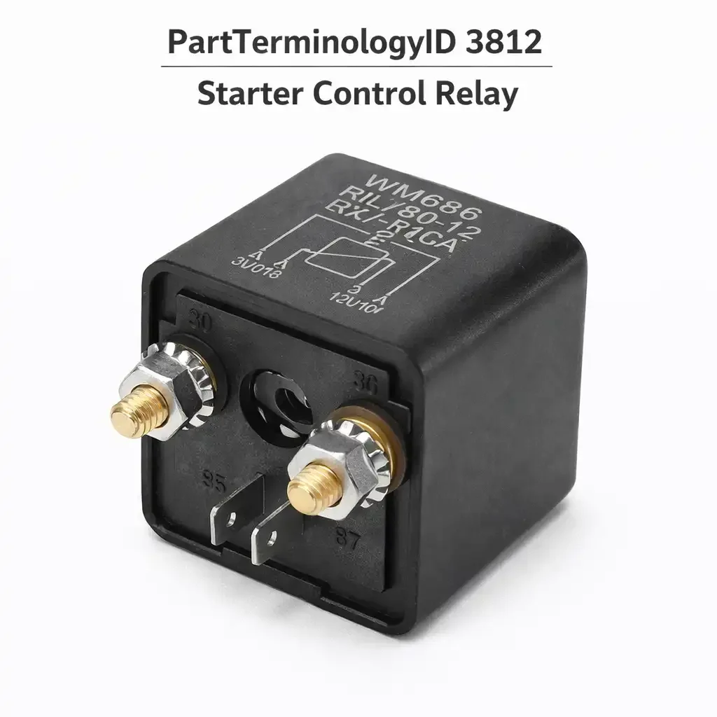 PartTerminologyID 3812 Starter Control Relay