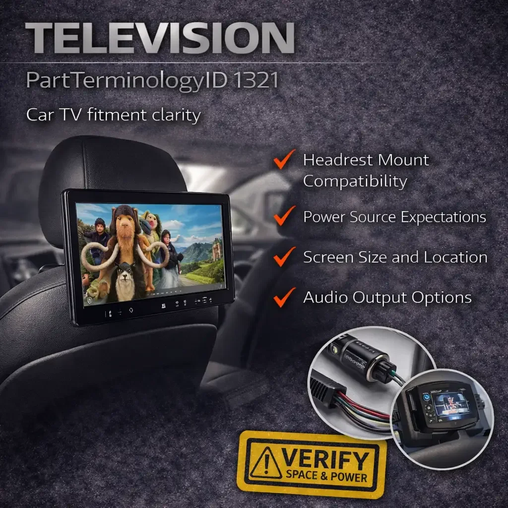 PartTerminologyID 1321 Television