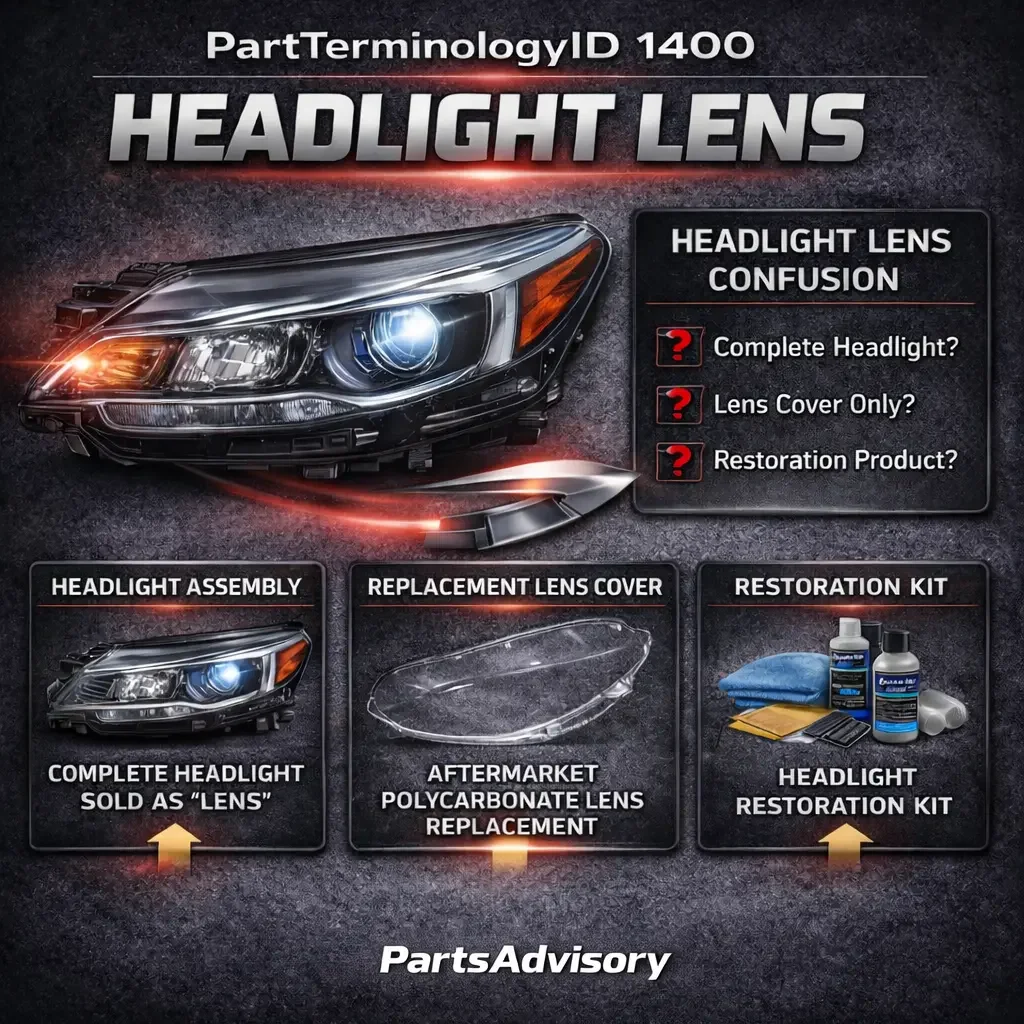 PartTerminologyID 1400 Headlight Lens