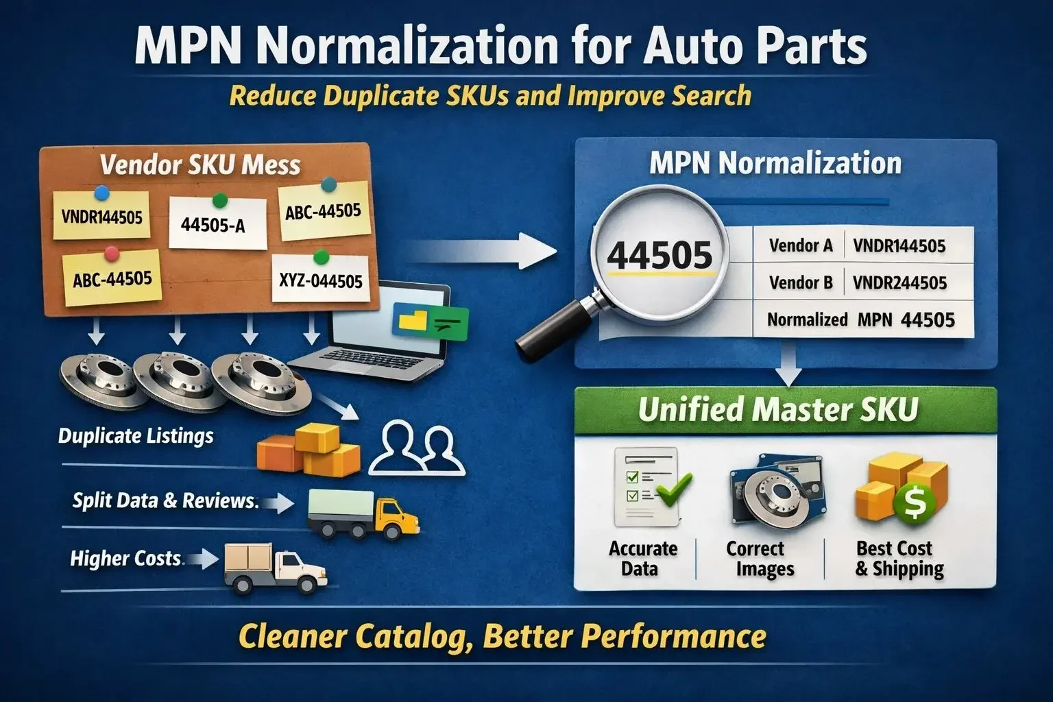 MPN Normalization for Auto Parts