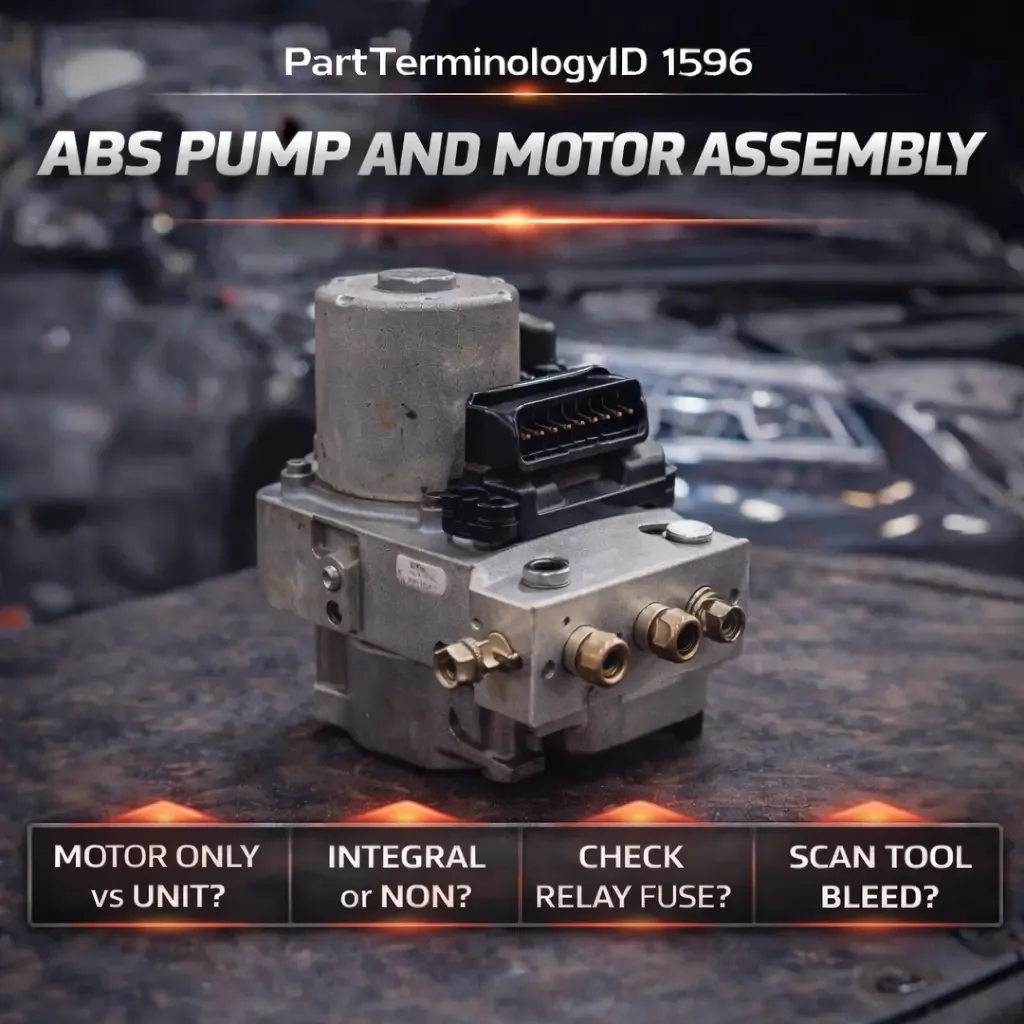 PartTerminologyID 1596 ABS Pump and Motor Assembly