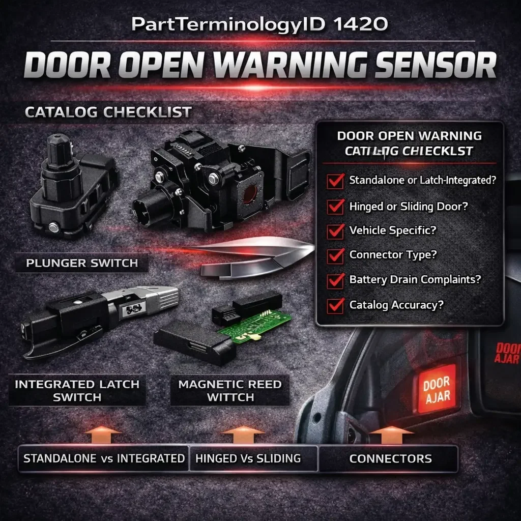 PartTerminologyID 1420 Door Open Warning Sensor