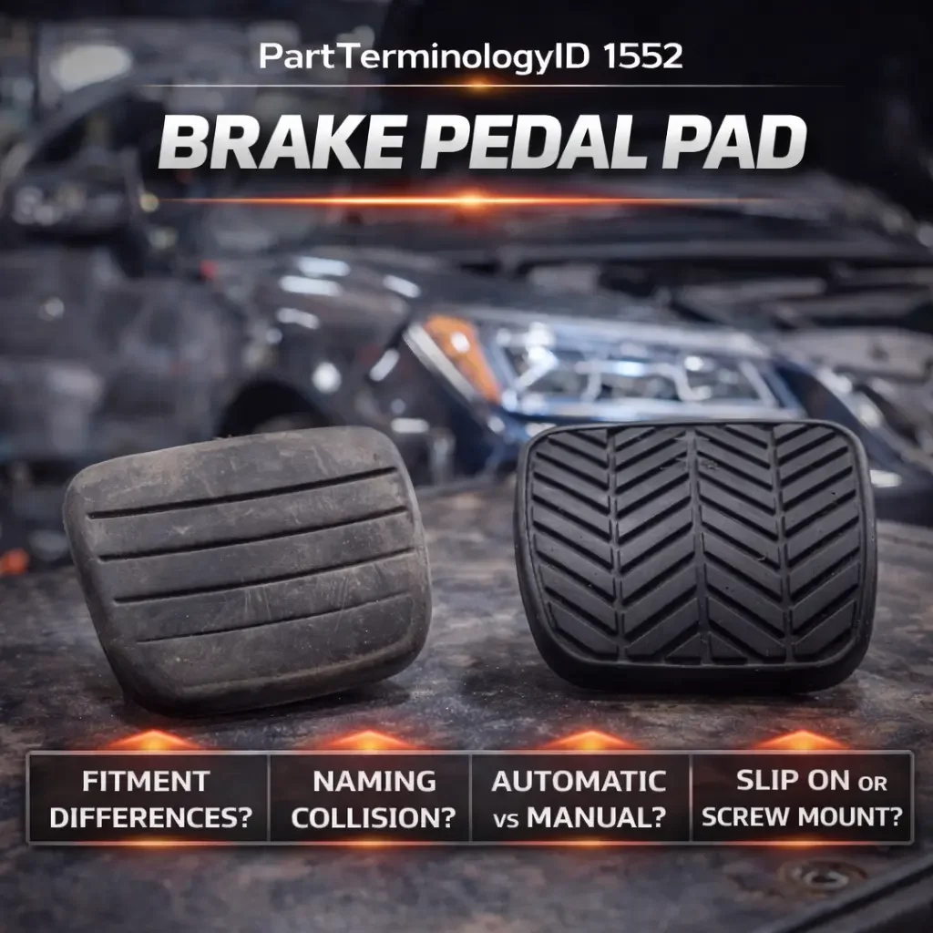PartTerminologyID 1560 Parking Brake Pedal Pad