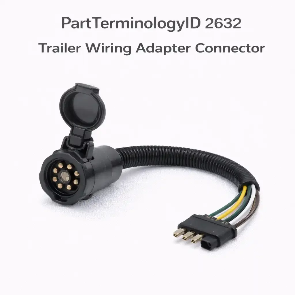 PartTerminologyID 2632 Trailer Wiring Adapter Connector