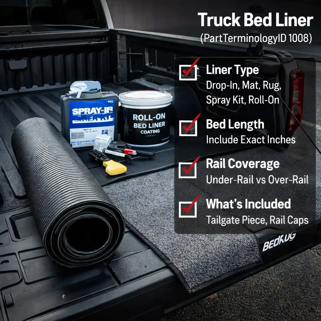 PartTerminologyID 1008 Truck Bed Liner.