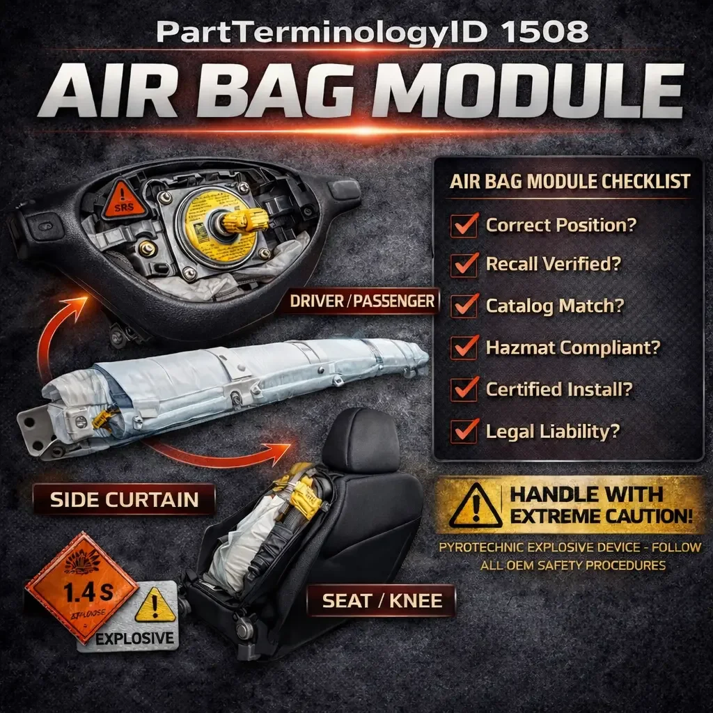 PartTerminologyID 1508 Air Bag Module