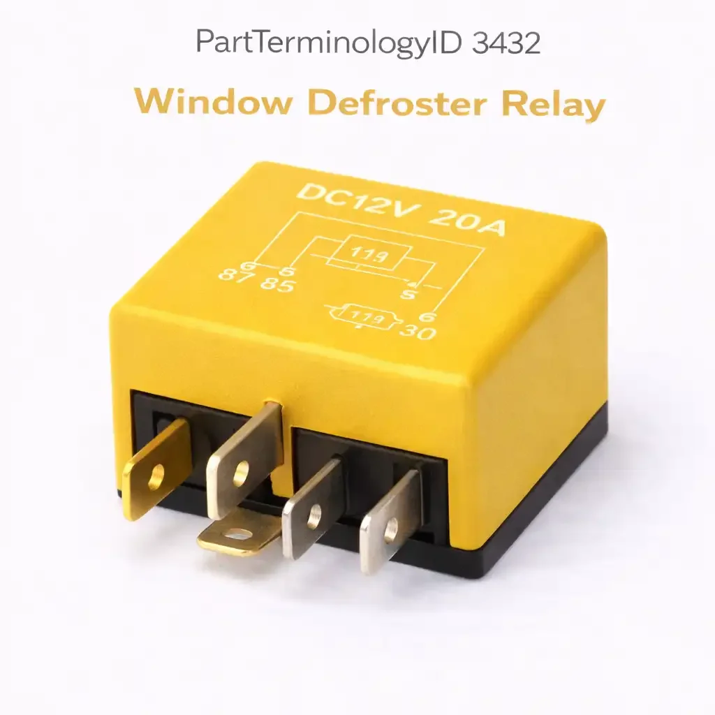 PartTerminologyID 3432 Window Defroster Relay