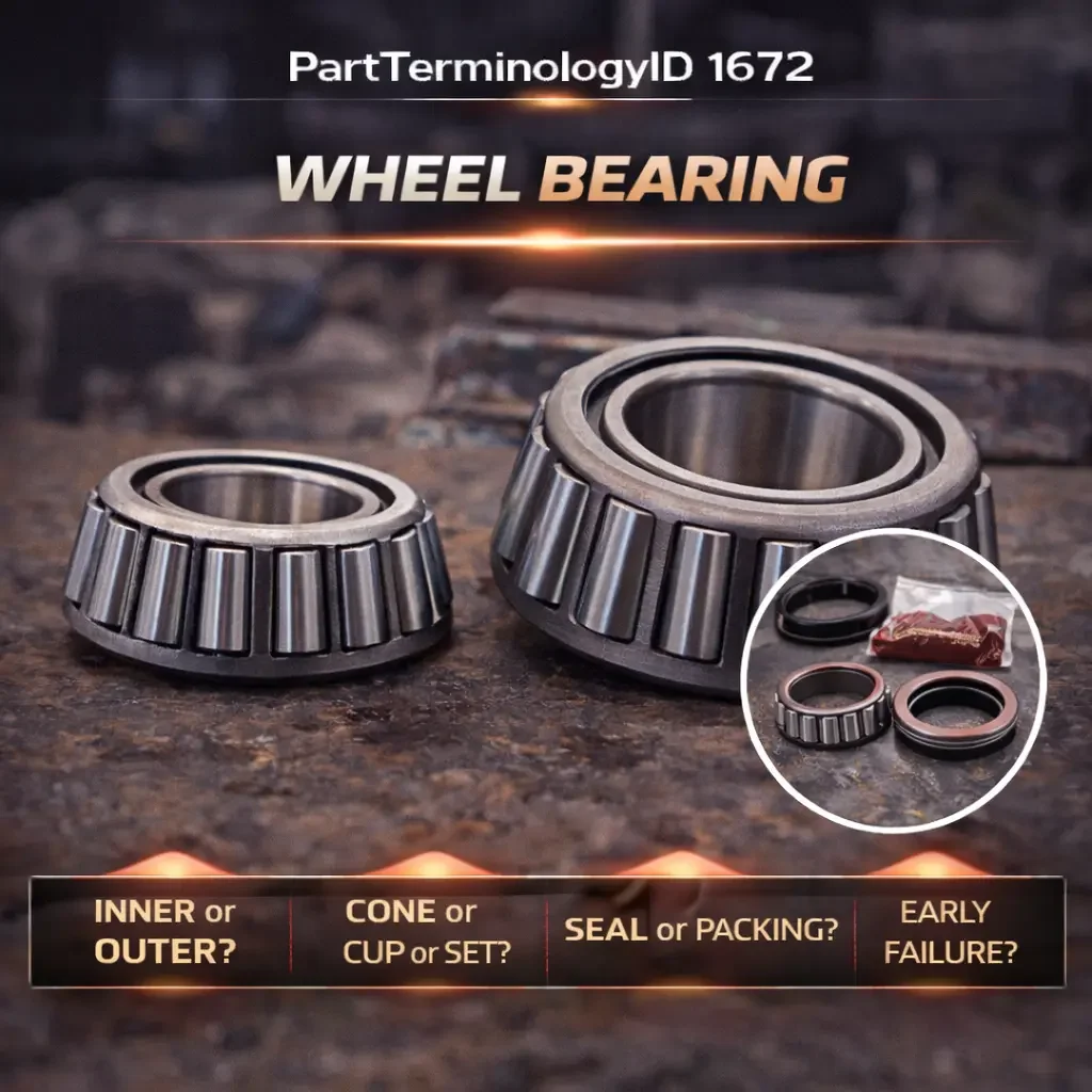 PartTerminologyID 1672 Wheel Bearing