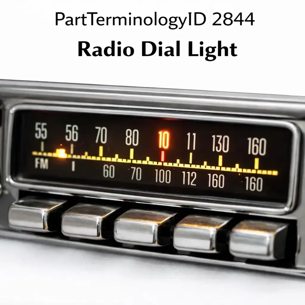 PartTerminologyID 2844 Radio Dial Light