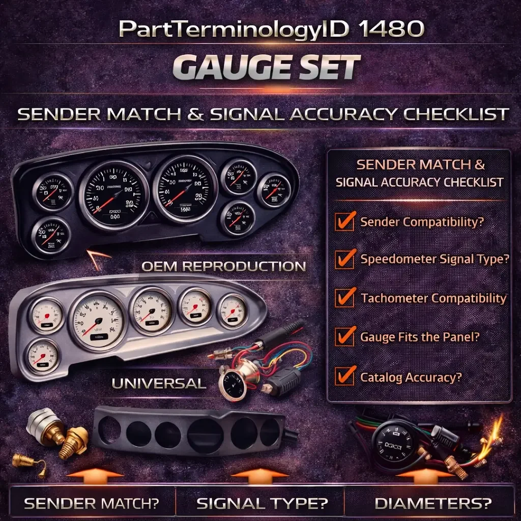 PartTerminologyID 1480 Gauge Set