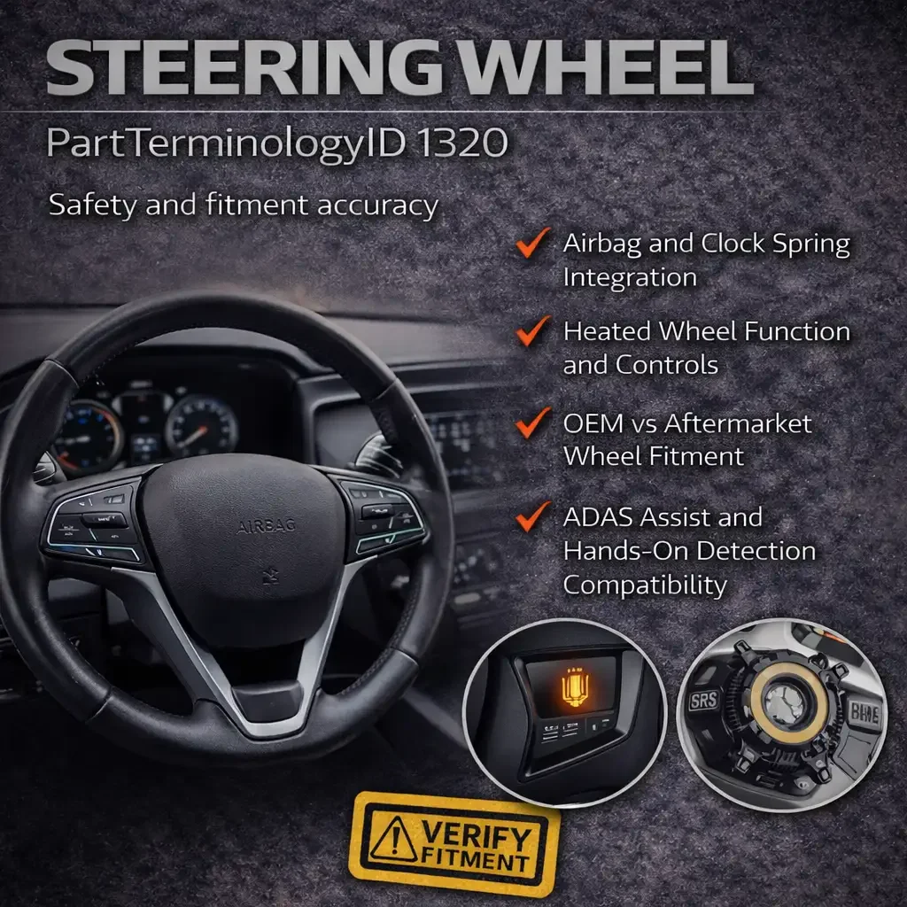 PartTerminologyID 1320 Steering Wheel