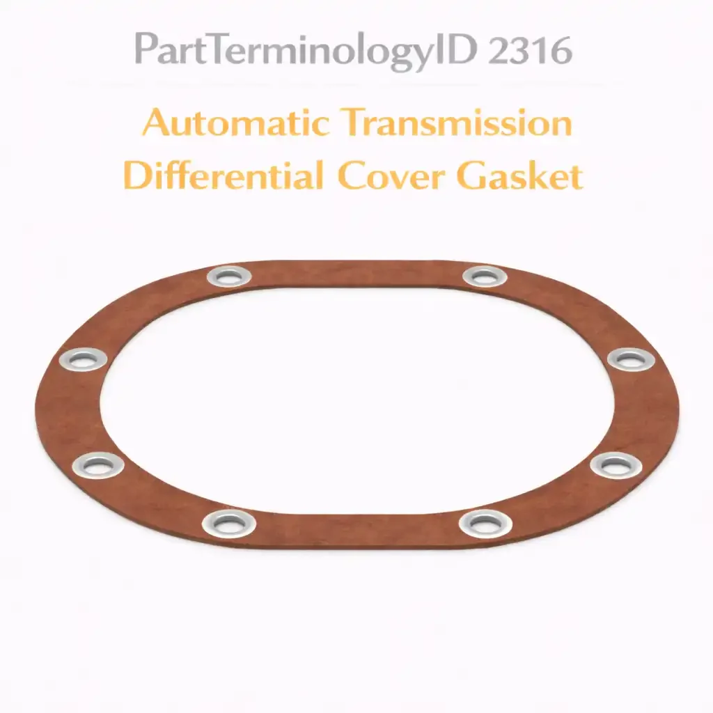 PartTerminologyID 2316 Automatic Transmission Differential Cover Gasket