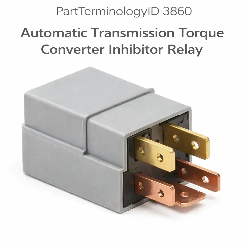 PartTerminologyID 3860 Automatic Transmission Torque Converter Inhibitor Relay