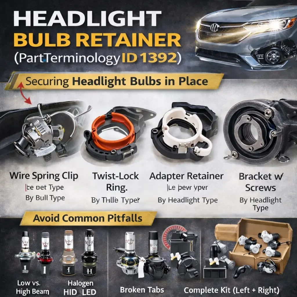 PartTerminologyID 1392 Headlight Bulb Retainer
