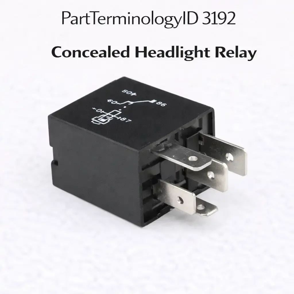 PartTerminologyID 3192 Concealed Headlight Relay