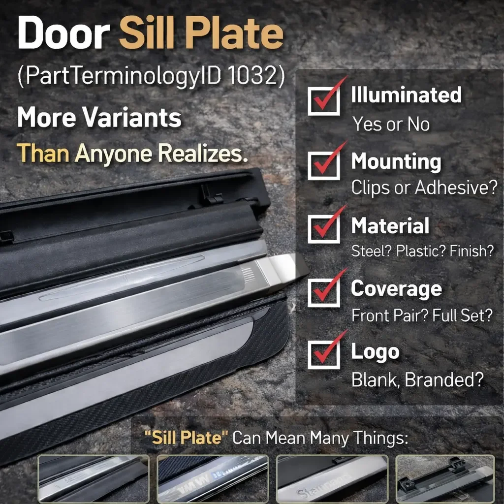 PartTerminologyID 1032 Door Sill Plate