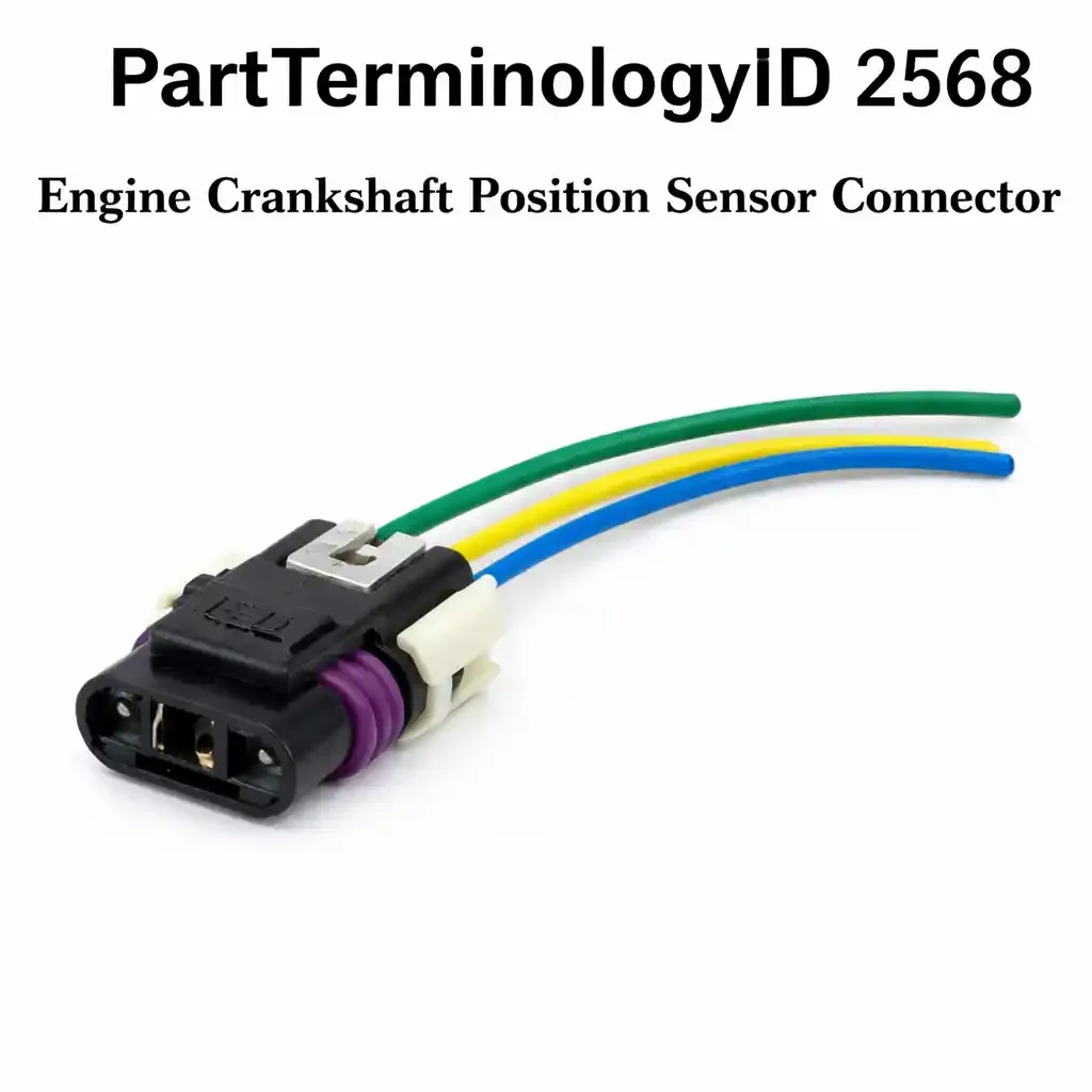 PartTerminologyID 2568 Engine Crankshaft Position Sensor Connector
