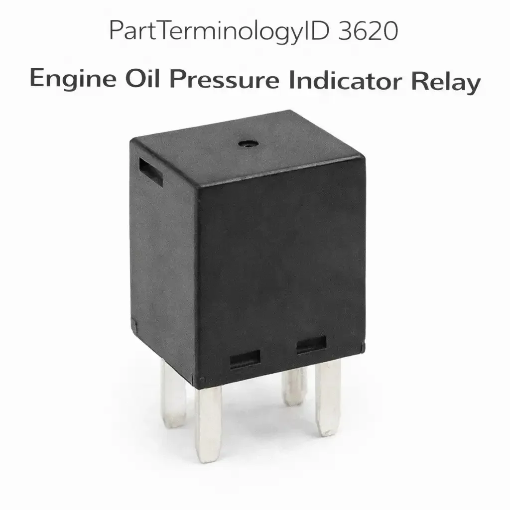 PartTerminologyID 3620 Engine Oil Pressure Indicator Relay