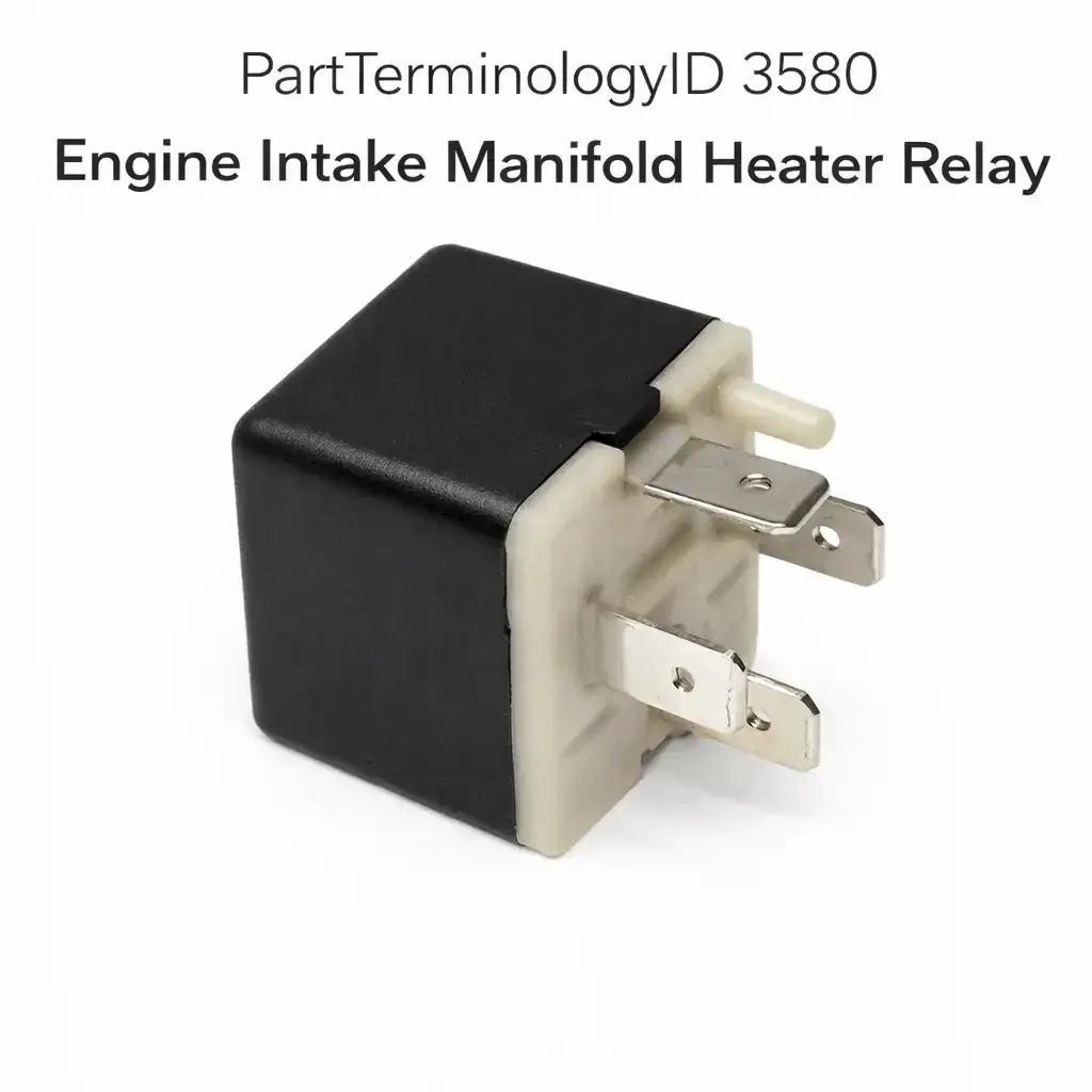PartTerminologyID 3580 Engine Intake Manifold Heater Relay