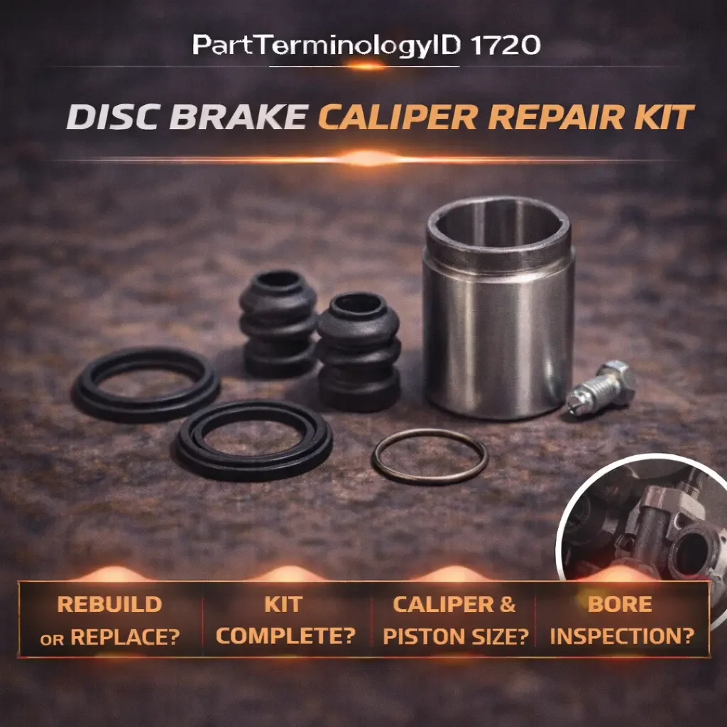 PartTerminologyID 1720 Disc Brake Caliper Repair Kit