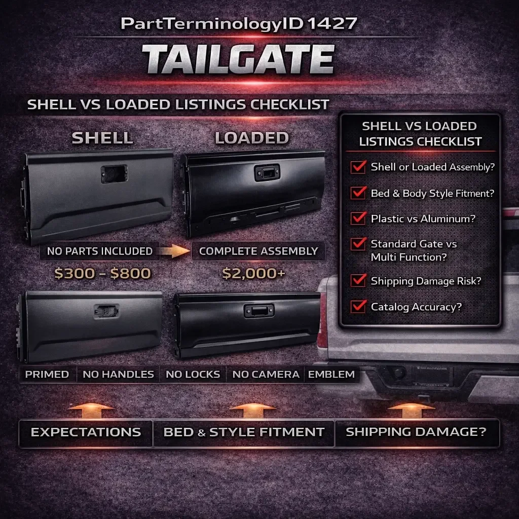 PartTerminologyID 1427 Tailgate