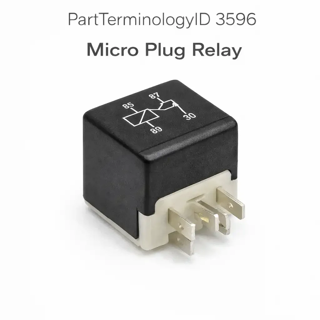 PartTerminologyID 3596 Micro Plug Relay