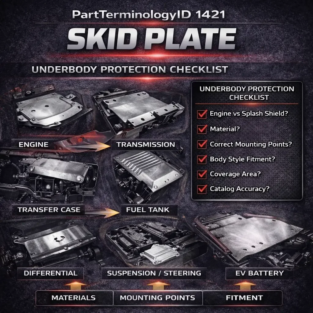 PartTerminologyID 1421 Skid Plate