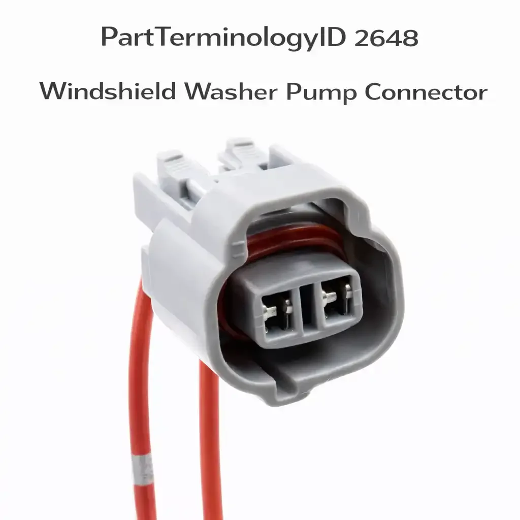 PartTerminologyID 2648 Windshield Washer Pump Connector