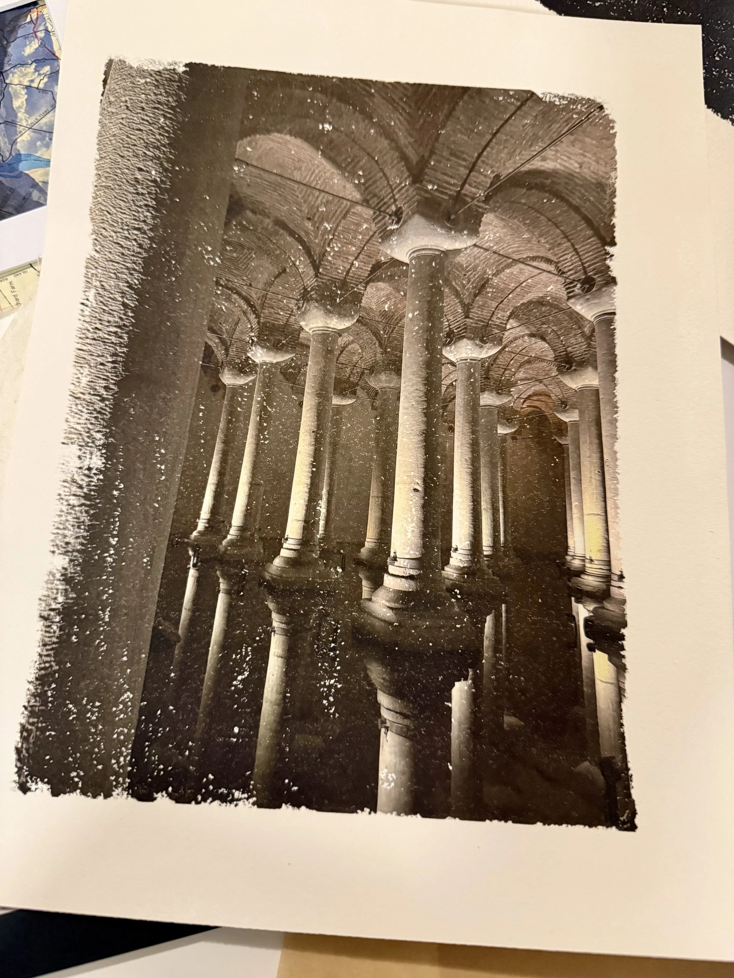 Basilica Cistern - Istanbul, Turkey - Mixed media photo transfer